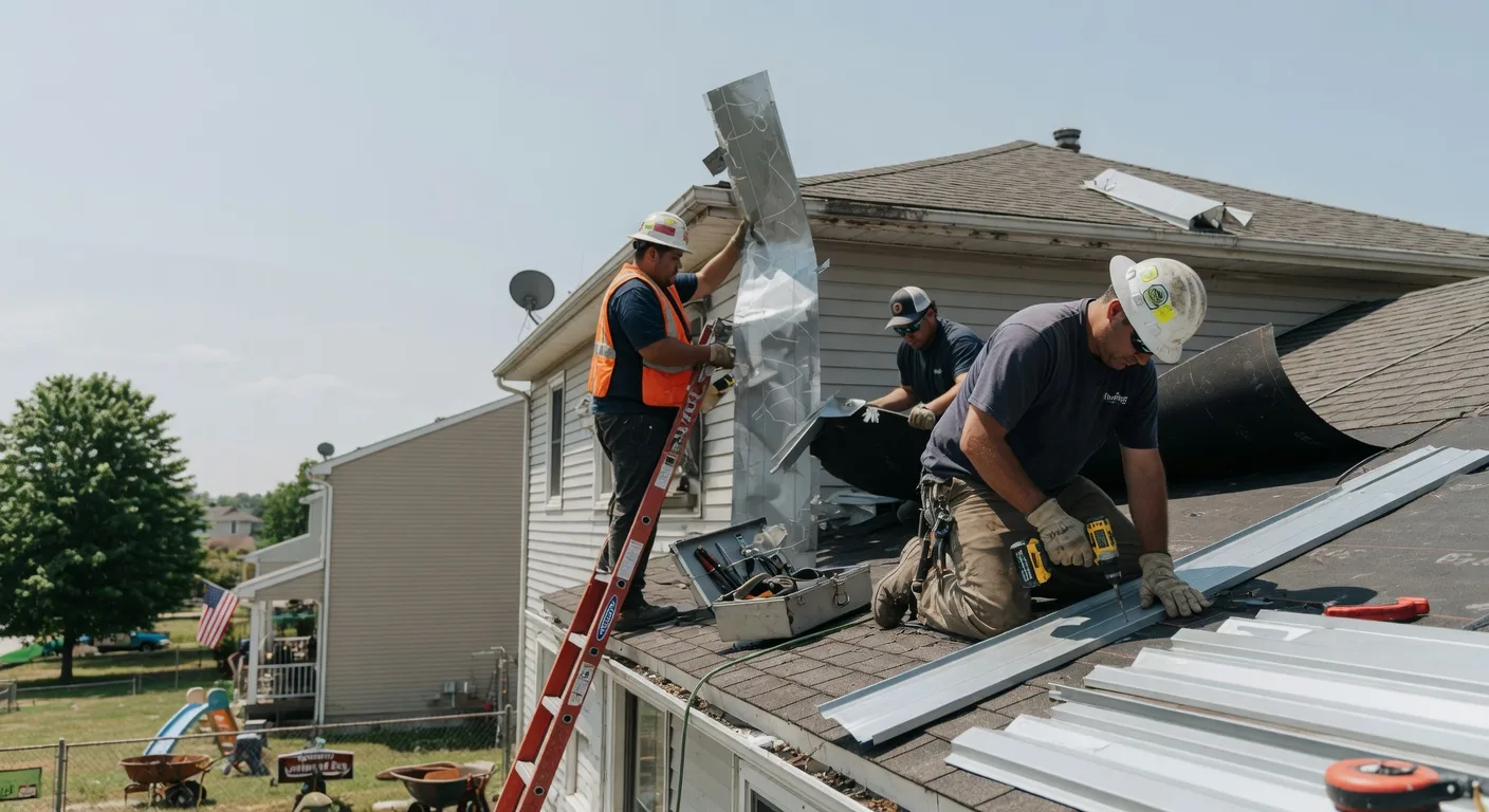 Storm Damage Metal Roof Repair in Elk Garden, WV